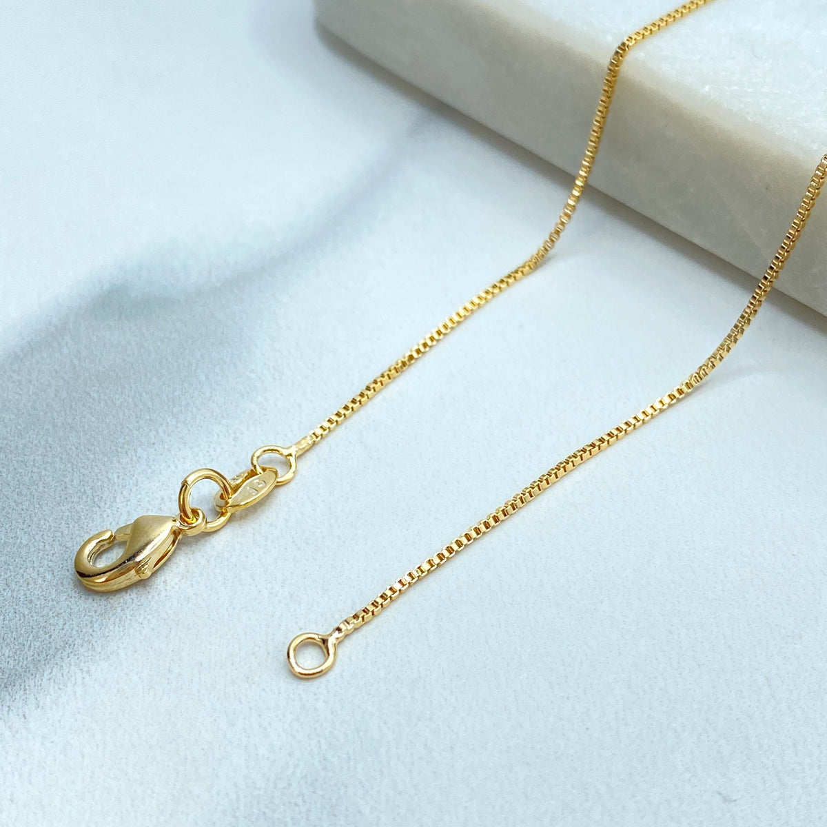 18k Gold Filled Heart Shape Charm Necklace featuring Micro Cubic Zirconia, 18 inches Long, CZ Heart Charm Necklace, Wholesale Jewelry