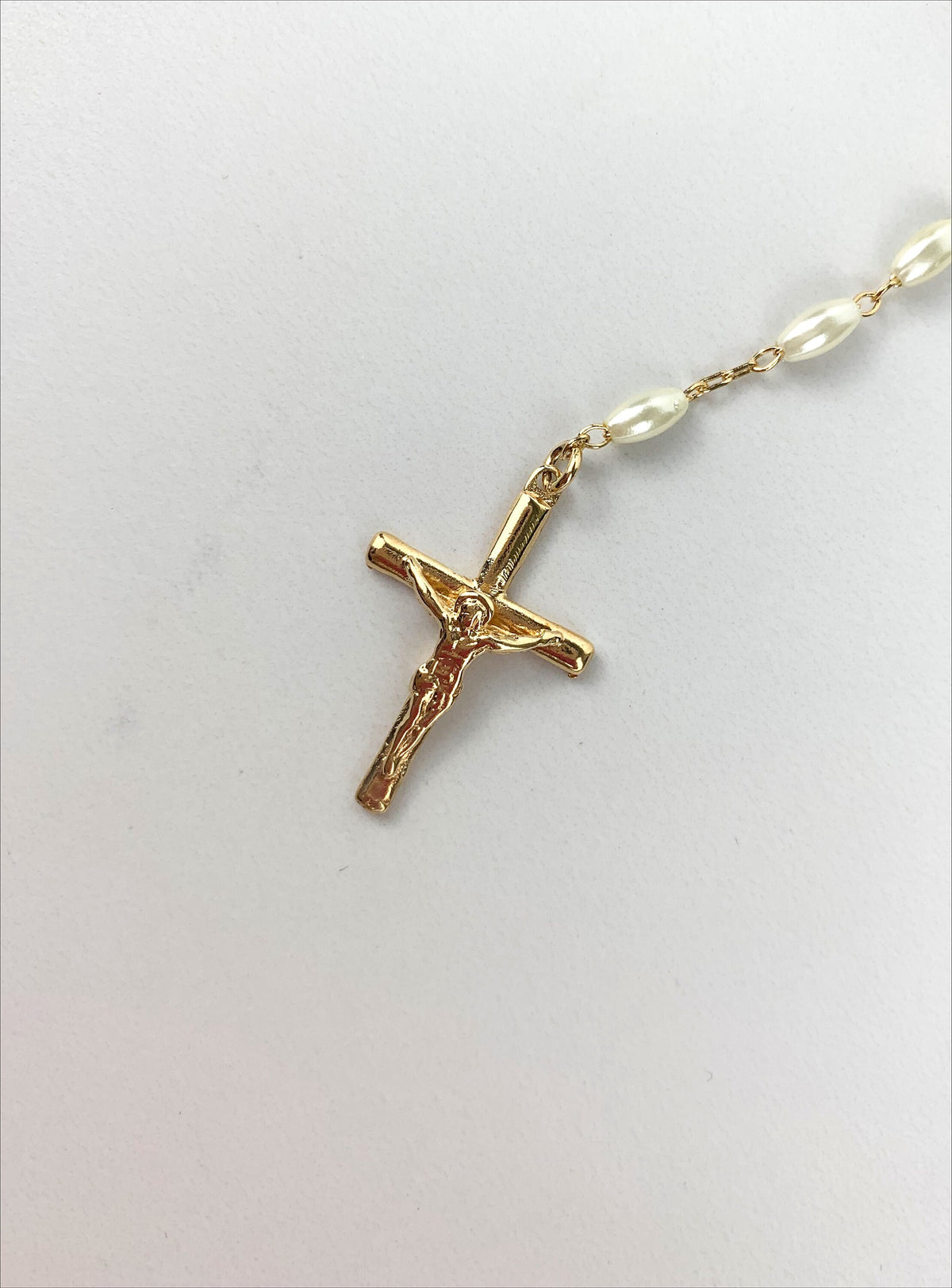 18k Gold Filled Fancy Pearl Lady Rosary Wholesale Jewelry Supplies