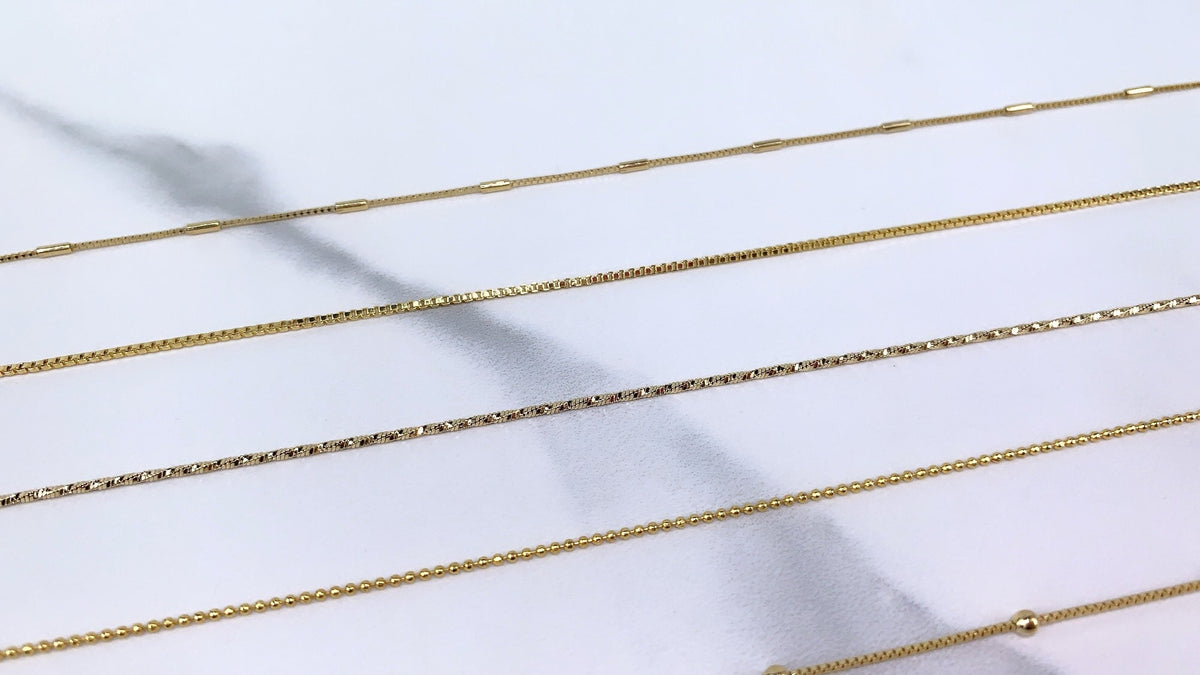 18k Gold Filled Fancy Micro Cubic Zirconia Razor Blade Charms Wholesale Jewelry Supplies