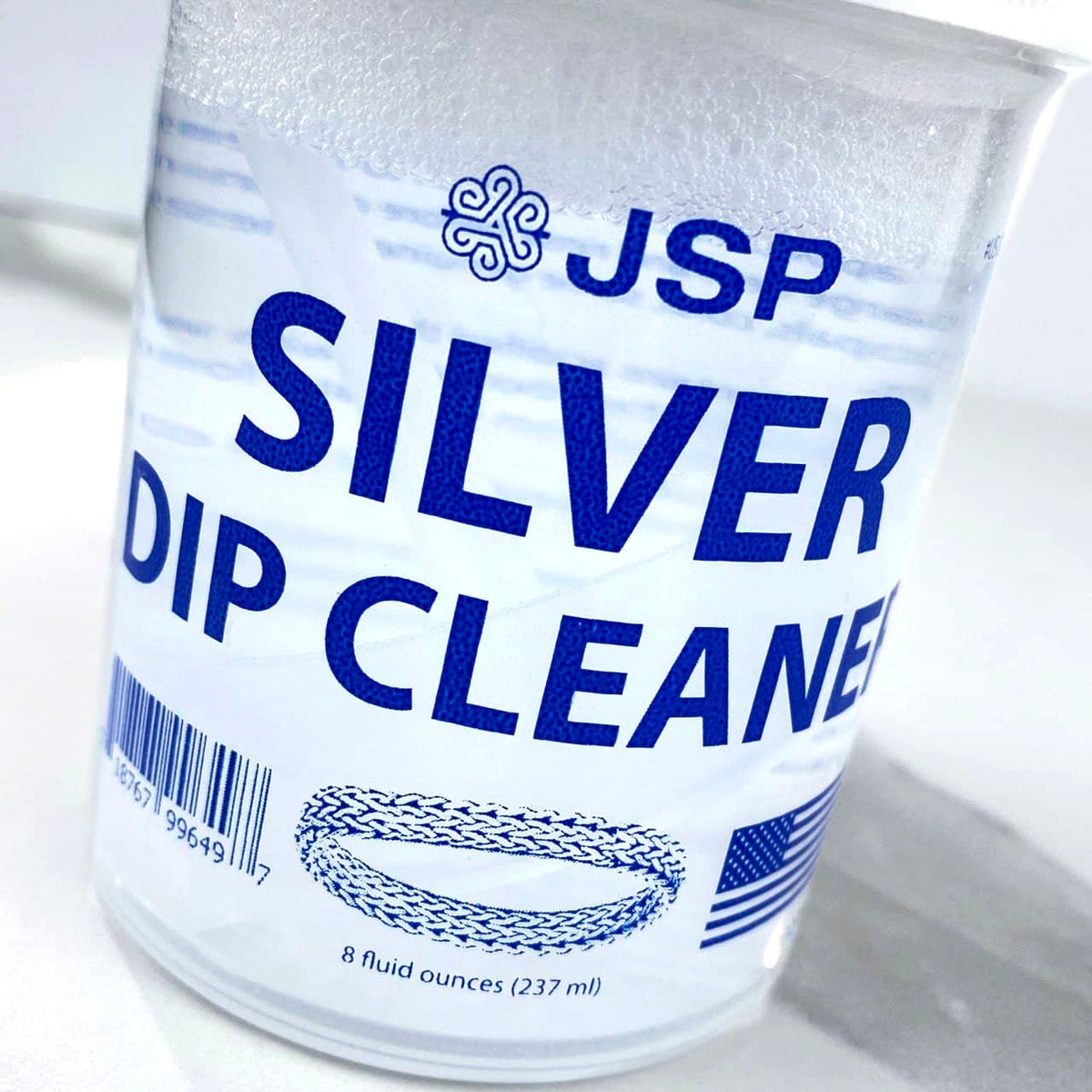 JSP Silver Jewelry Dip Cleaner Solution 08 FL. OZ. | 237ML