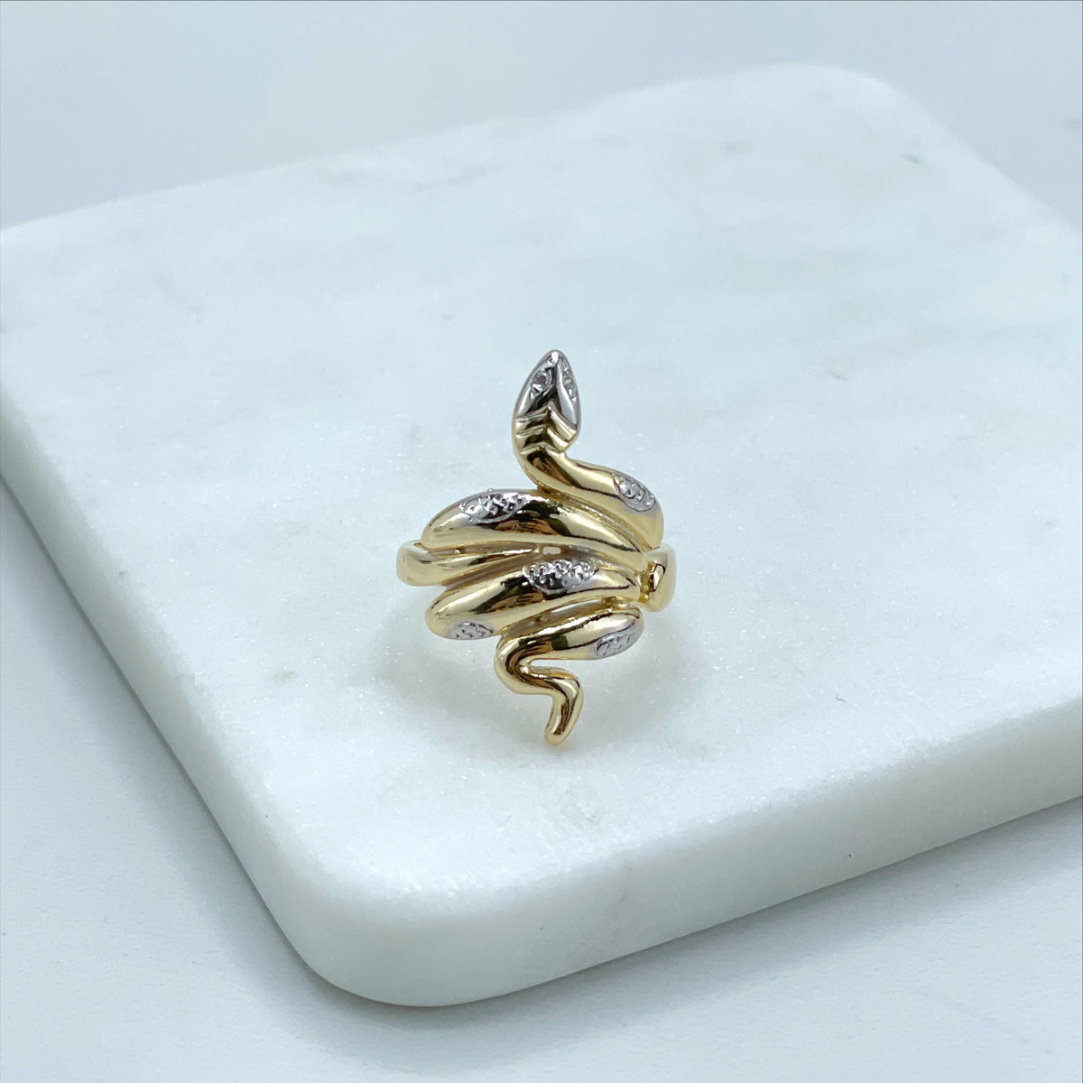 18k Gold Filled and Silver Filled Sake Ring Wholesale Jewelry Supplies