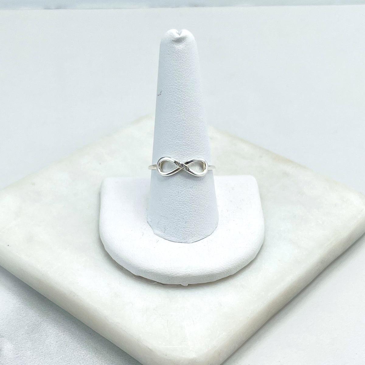 925 Sterling Silver Infinity Symbol Cutout Ring, Stamped 925, Wholesale Jewelry Making Supplies