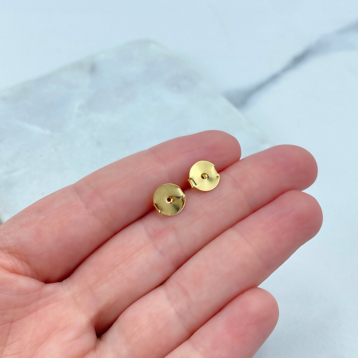 18k Gold Filled Jumbo Earring Backs, Push Back Findings, Replacement Earrings Backing, Butterfly Earring Backs, Wholesale Jewelry Supplies