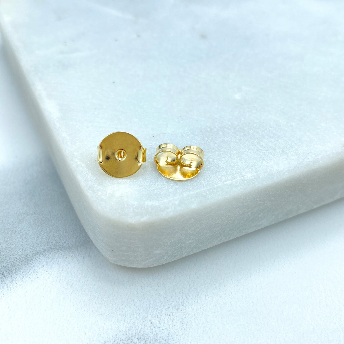 18k Gold Filled Jumbo Earring Backs, Push Back Findings, Replacement Earrings Backing, Butterfly Earring Backs, Wholesale Jewelry Supplies