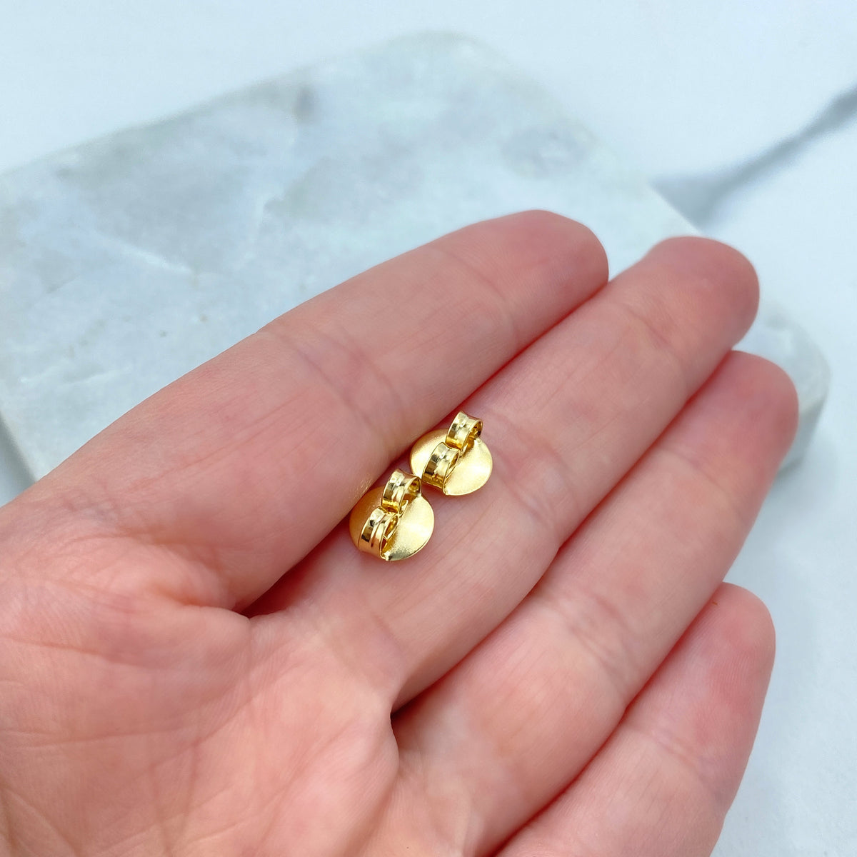 18k Gold Filled Jumbo Earring Backs, Push Back Findings, Replacement Earrings Backing, Butterfly Earring Backs, Wholesale Jewelry Supplies