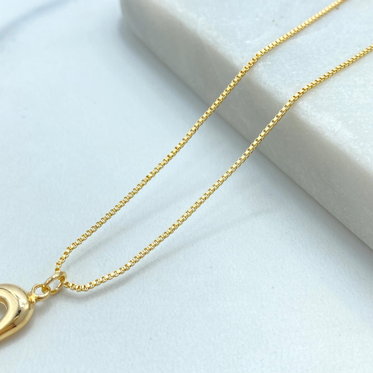 18k Gold Filled Asymmetrical Charm Necklace, Melting Design Charm Necklace, Mismatched Necklace, Slime Drip Necklace, Wholesale Jewelry
