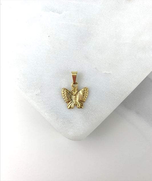 18k Gold Filled Butterfly Pendant For Wholesale and Jewelry Supplies