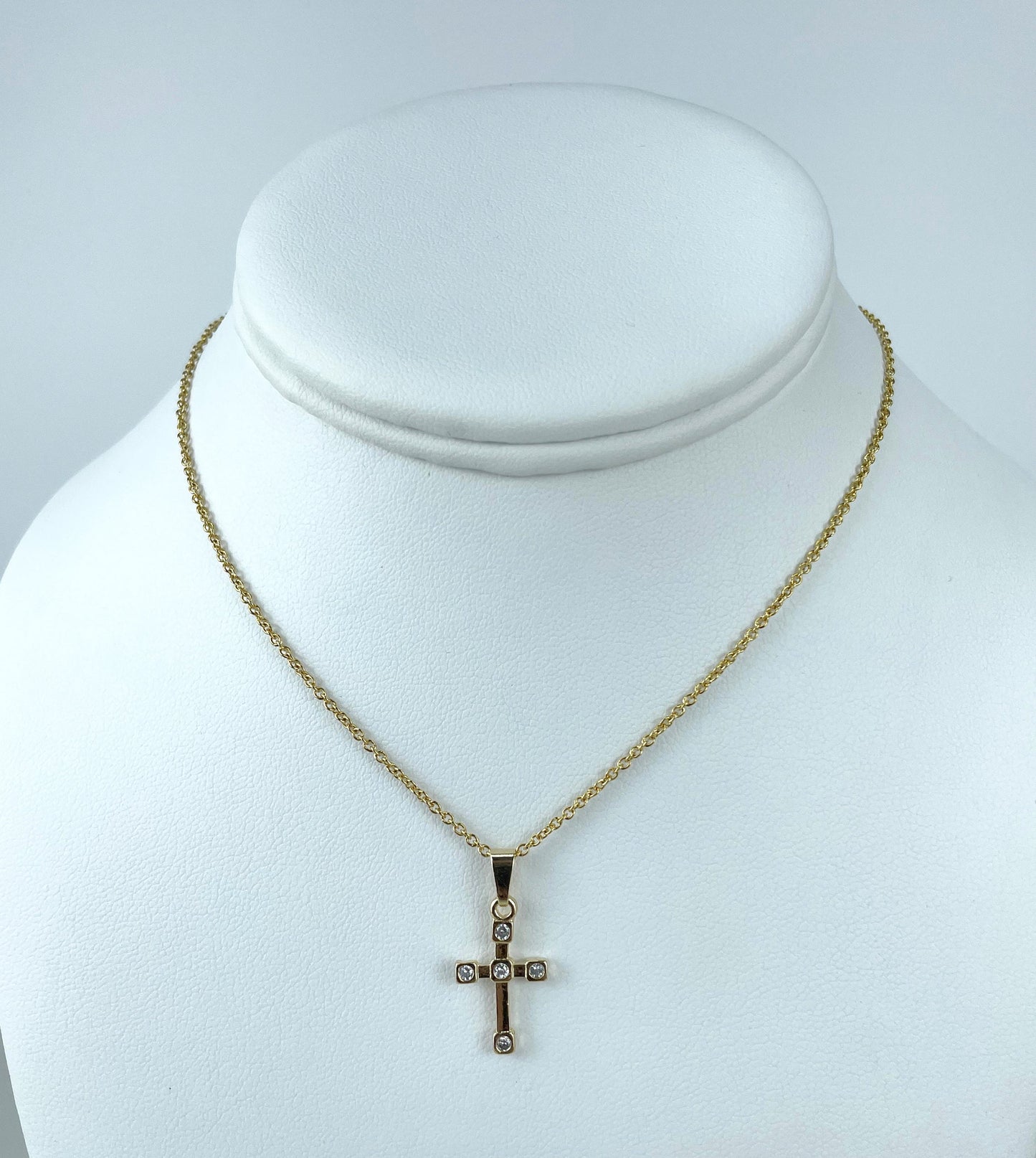 18k Gold Filled Ankh, Crucifix or Cubic Zirconia Cross Charms Pendant, Wholesale Jewelry Making Supplies