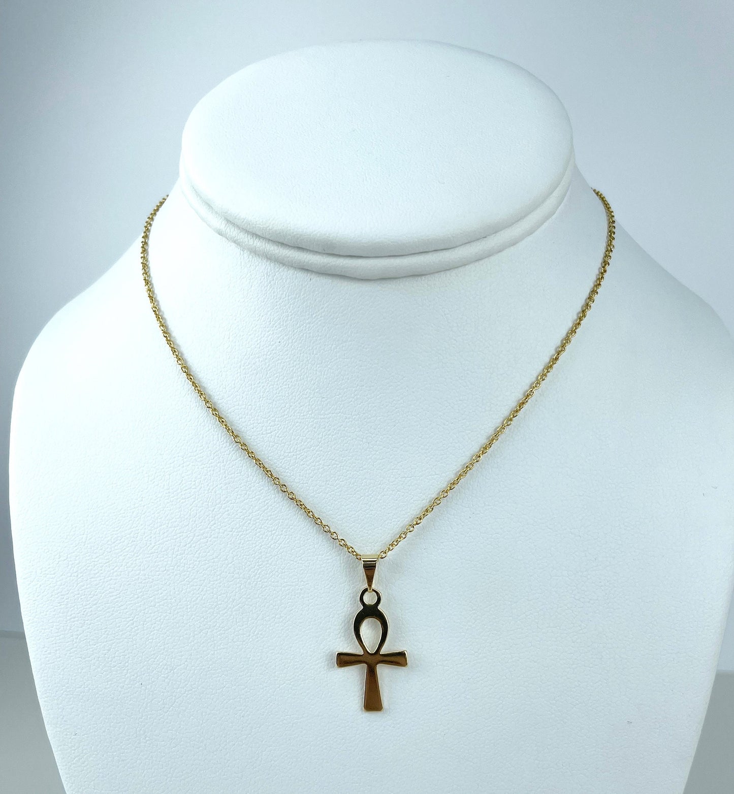 18k Gold Filled Ankh, Crucifix or Cubic Zirconia Cross Charms Pendant, Wholesale Jewelry Making Supplies