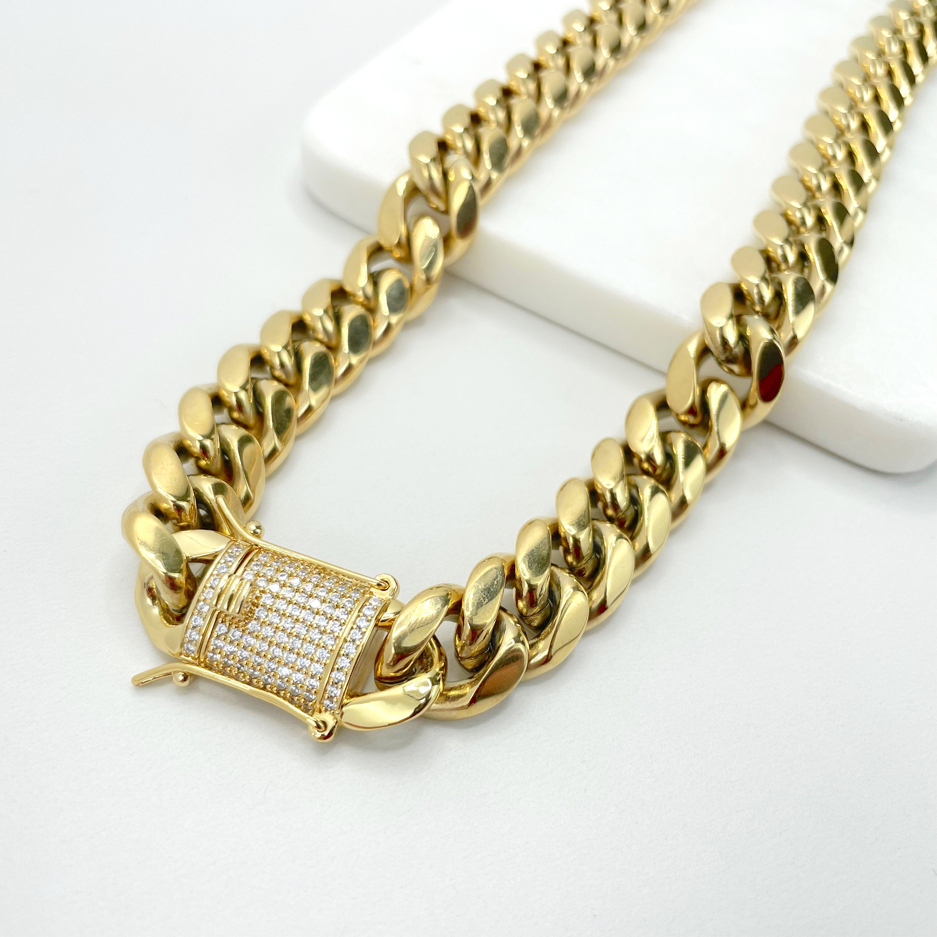 Gold filled miami on sale cuban link chain