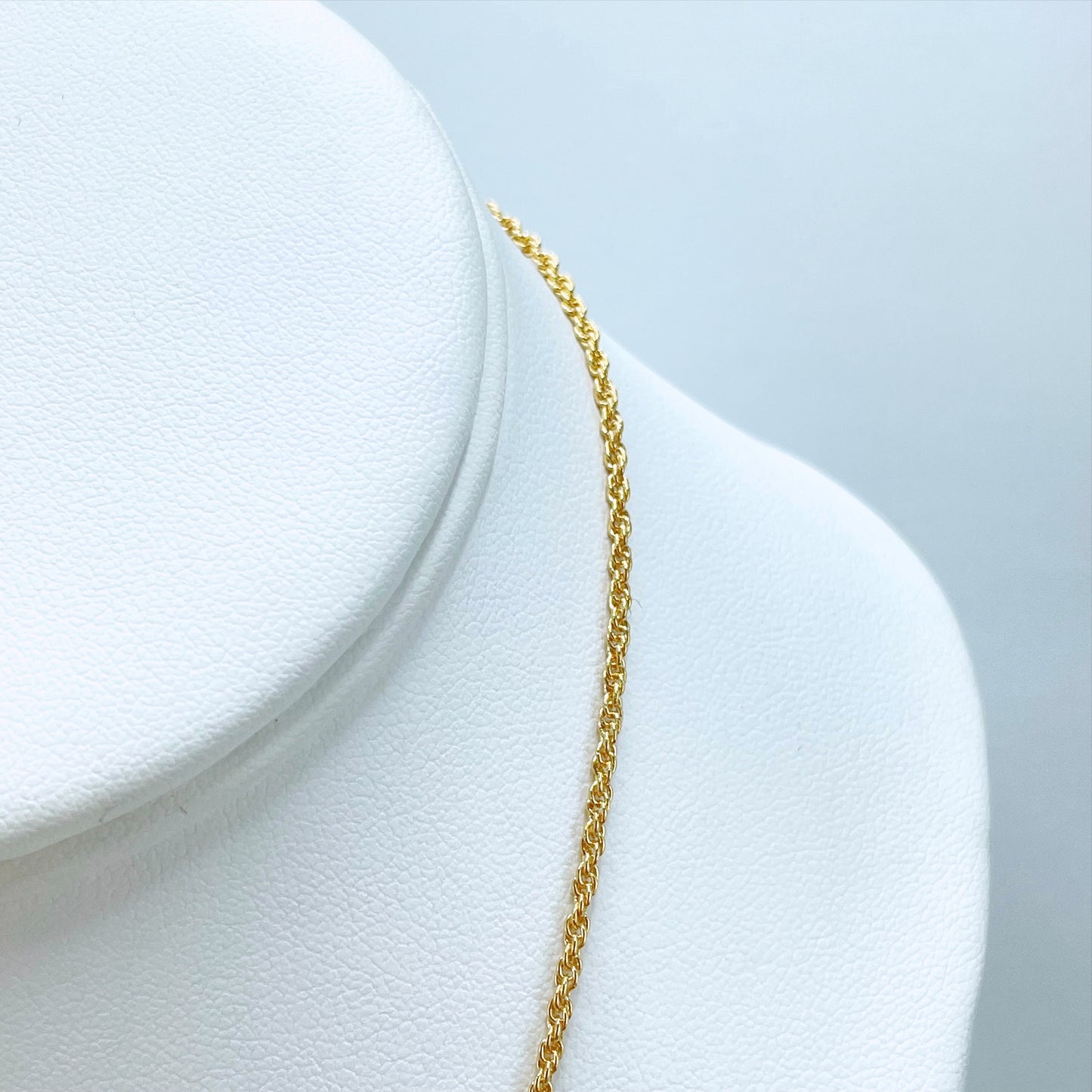 18k Gold Filled Curb Twisted Chain 2mm, Chain 18''or  24''  Wholesale Jewelry Making Supplies