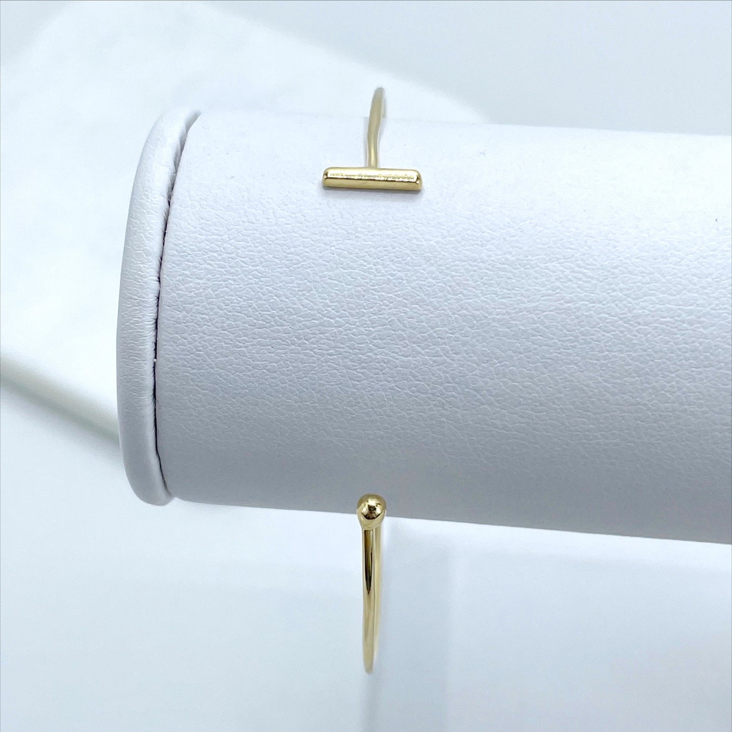 18k Gold Filled 1mm C Bangle Bracelet Wholesale Jewelry Supplies
