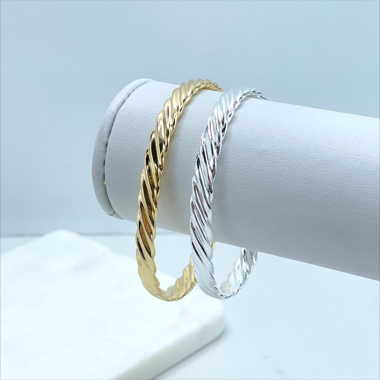 18k Silver Filled or Gold Filled,Texturized Cuff Bracelet, Wholesale Jewelry Making Supplies