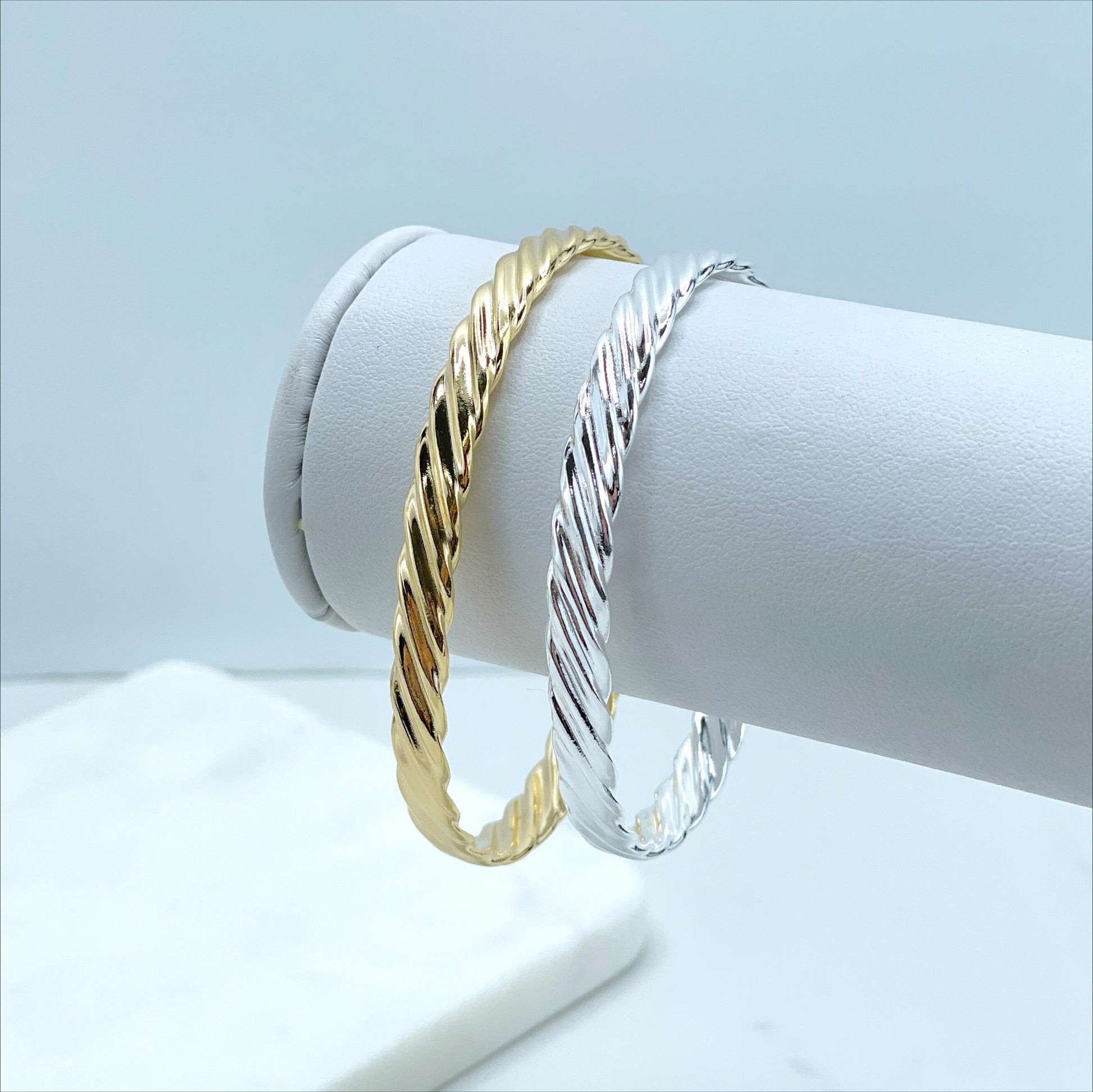 18k Silver Filled or Gold Filled,Texturized Cuff Bracelet, Wholesale Jewelry Making Supplies