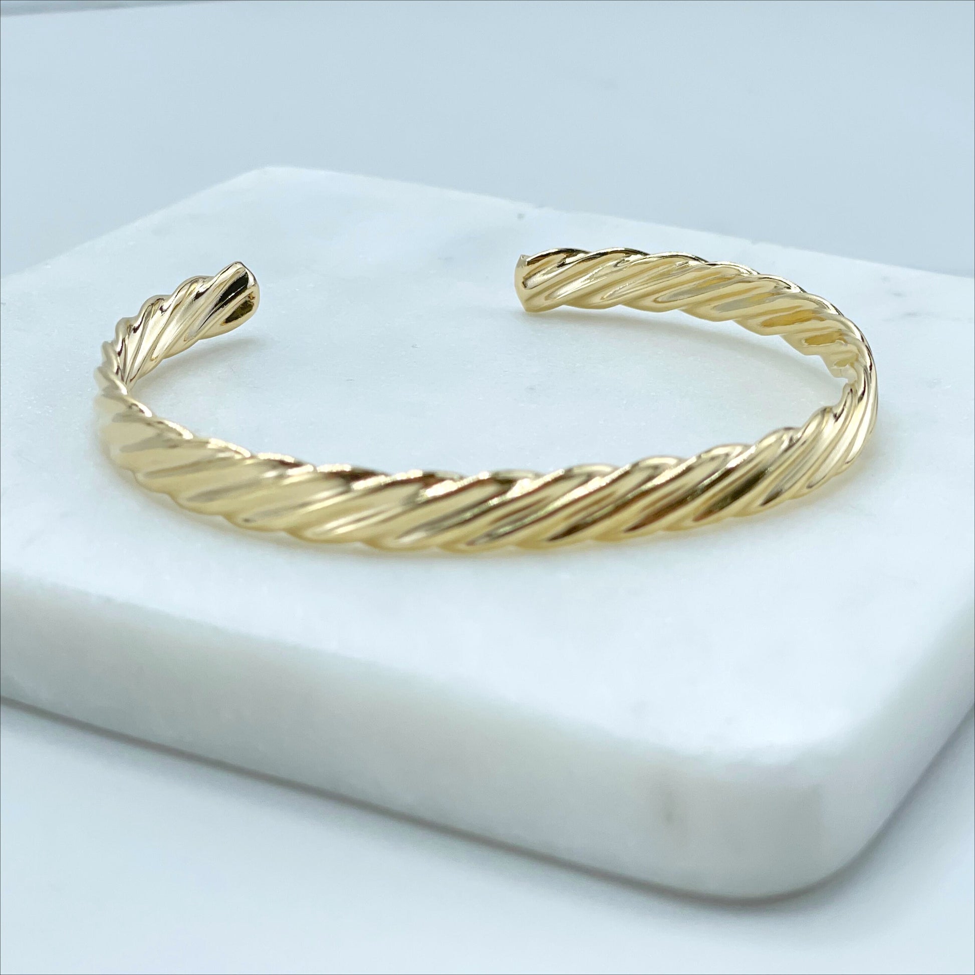 18k Silver Filled or Gold Filled,Texturized Cuff Bracelet, Wholesale Jewelry Making Supplies