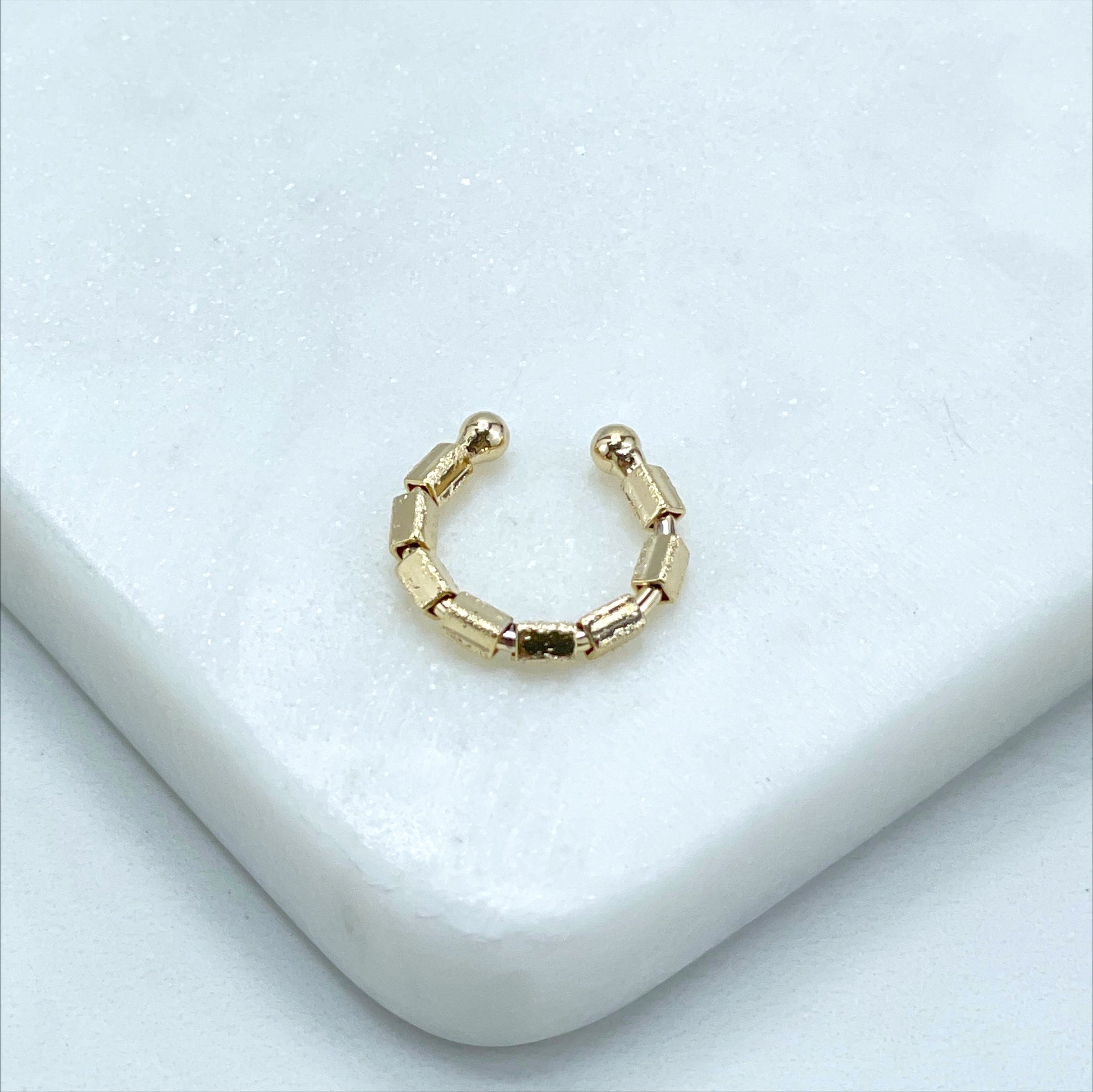 18k Gold Filled Dainty Minimalist Tiny Ear Huggies' Cuff Earring Wholesale Jewelry Supplies