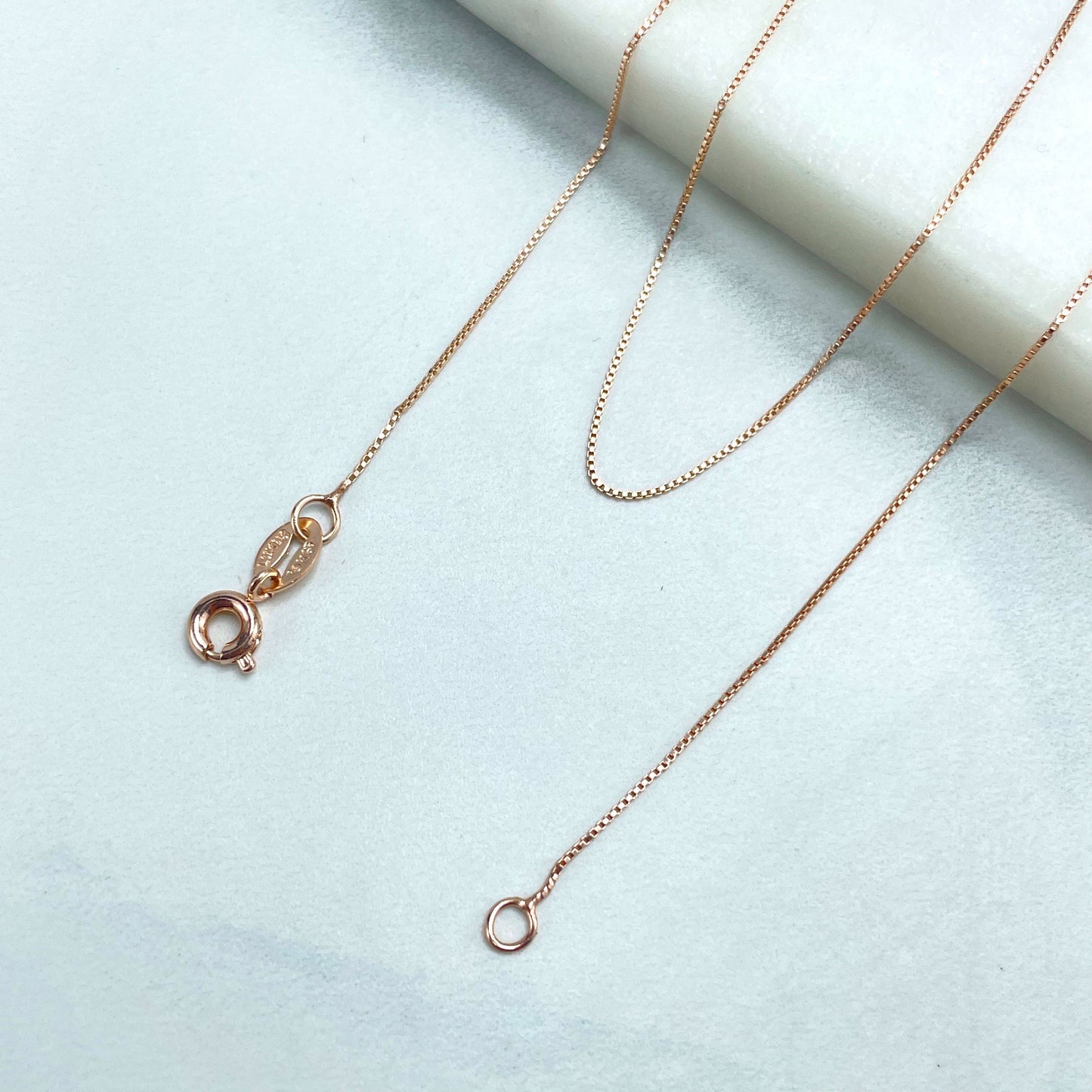 Rose Gold Filled Pendants Hand Made with Real Leaf or Rose Gold Chain Necklace, Wholesale Jewelry Making Supplies